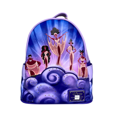 Loungefly Disney Hercules Muses Clouds Mini Backpack DEFECTIVE #821