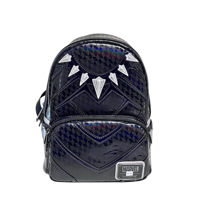 Loungefly Marvel Shine Black Panther Cosplay Mini Backpack DEFECTIVE #806