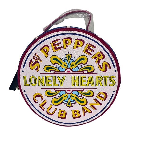 Loungefly Beatles Lonely Hearts Band Drum Crossbody DEFECTIVE #831