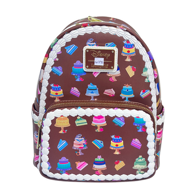 Loungefly Disney Princess Cakes AOP Mini Backpack DEFECTIVE #674