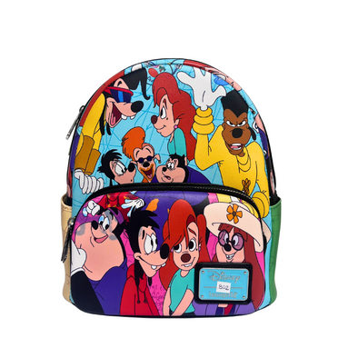 Loungefly Disney Goofy Movie Collage Mini Backpack DEFECTIVE #802