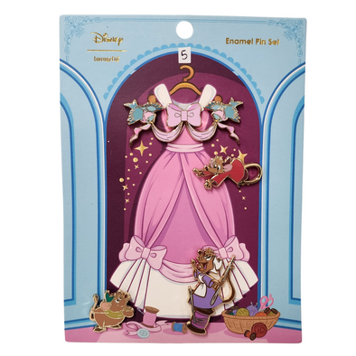 Loungefly Disney Cinderella 70th Anniversary Enamel Pin Set DEFECTIVE #5