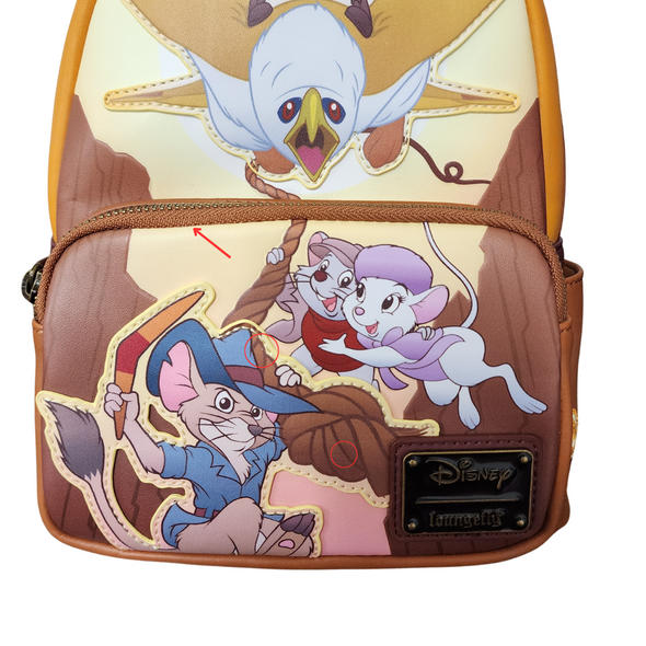 Loungefly Disney Rescuers Down Under Mini DEFECTIVES