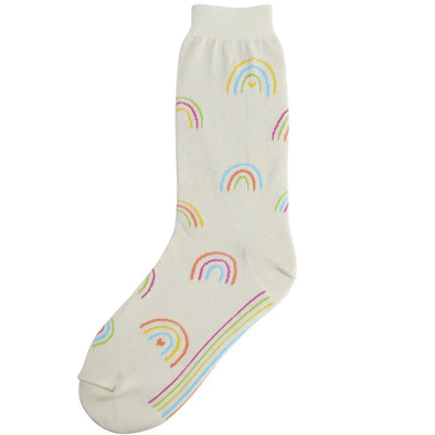 Foot Traffic Women's Pastel Rainbow Socks
