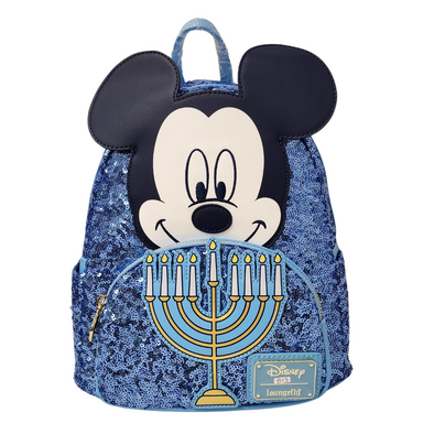 Loungefly Disney Mickey Happy Hanukkkah Menorah Mini DEFECTIVE #813