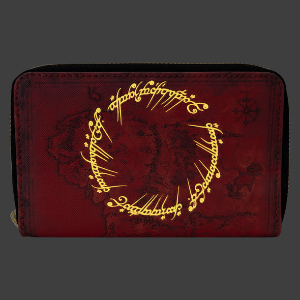 Loungefly WB Lord of the Rings the One Ring Zip Around Wallet