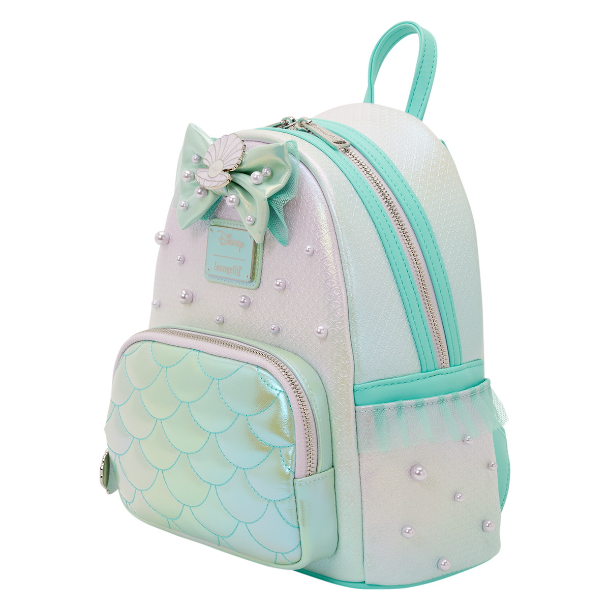 Loungefly Disney The Little Mermaid Iridescent Pearl Mini Backpack – Modern Pinup