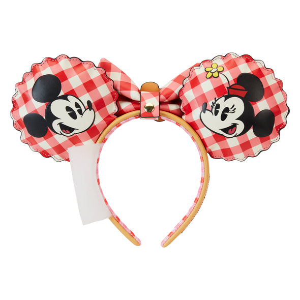 Loungefly Disney Minnie and Mickey Picnic Pie Ear Headband