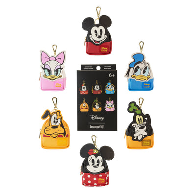 Loungefly Disney Mickey and Friends Mini Backpack Blind Mystery Bag Charms