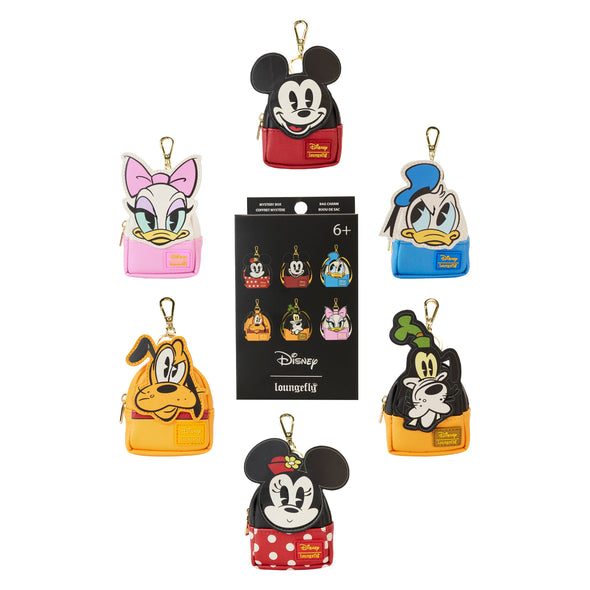 Loungefly Disney Mickey and Friends Mini Backpack Blind Mystery Bag Charms