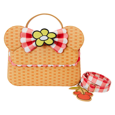 Loungefly Disney Minnie Mouse Picnic Basket Crossbody