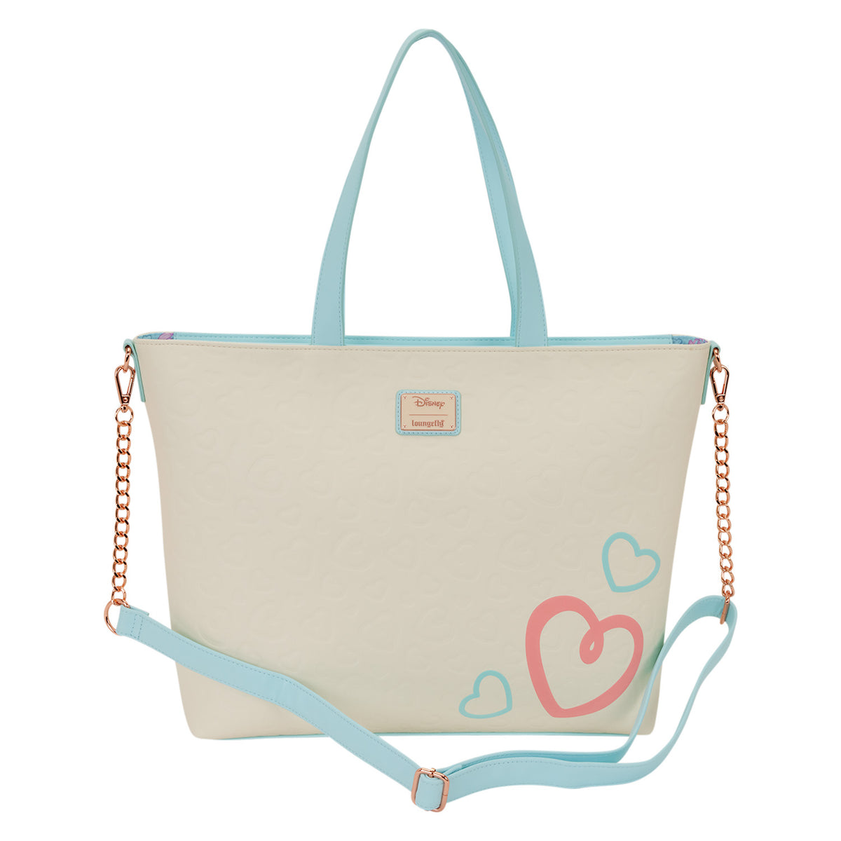 Loungefly heart logo  stitch reversible large tote bag Loungefly large tote Lilo Stitch heart Logo | Mercari main image 2