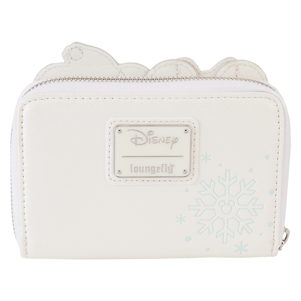 Loungefly Disney Mickey and Minnie Pastel Snowman Zip Around Wallet