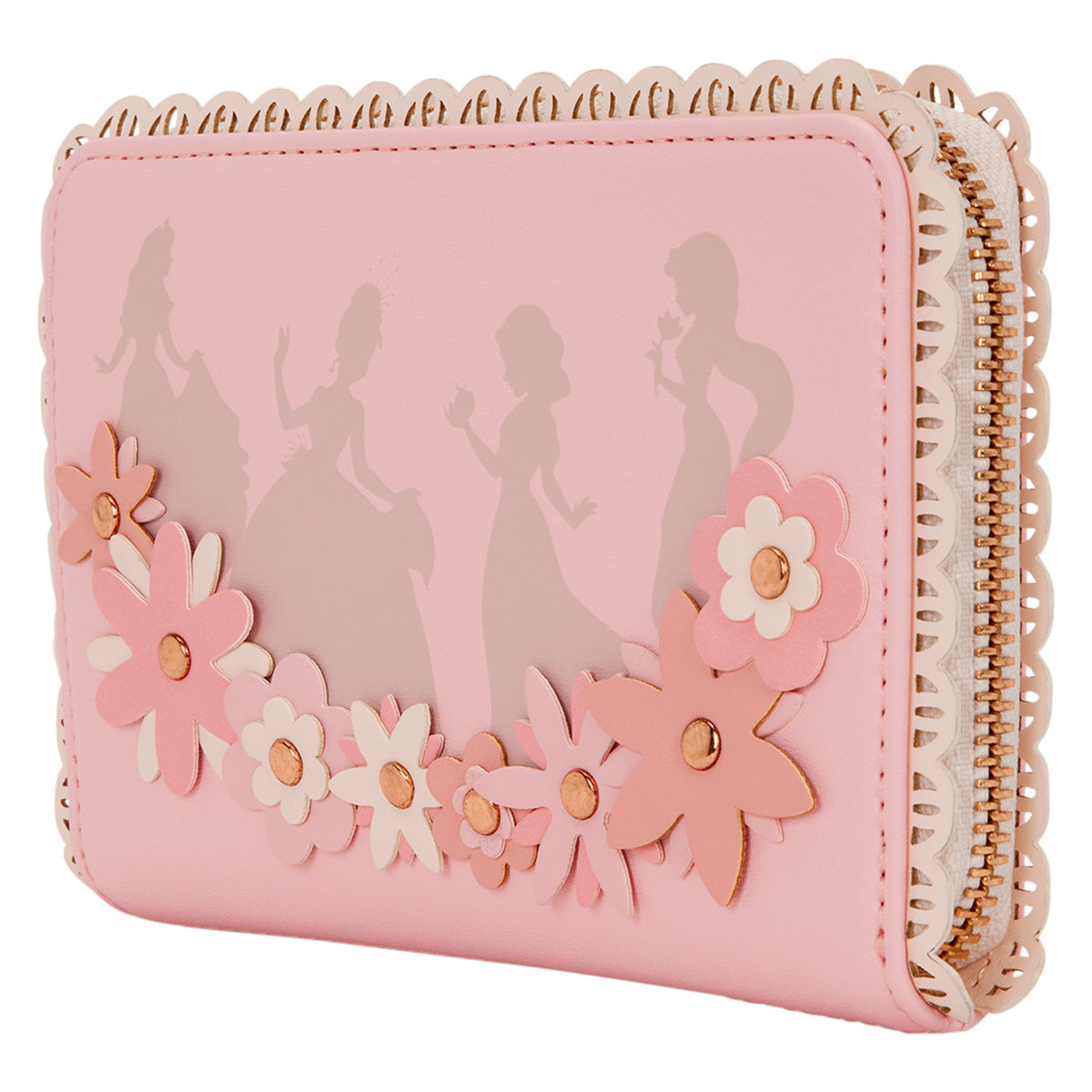 Loungefly Disney Princess Stained Glass Zip Around Wallet – Modern