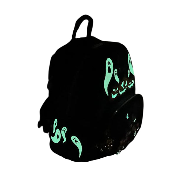 Modern Pinup Exclusive Loungefly Mickey and Friends Halloween Glow in the Dark Mini Backpack
