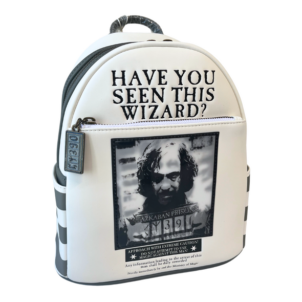 Modern Pinup Exclusive Loungefly Harry Potter Sirius Black Lenticular Wanted Poster Mini Backpack