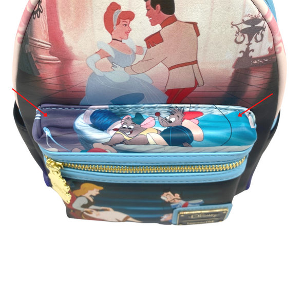 Cinderella Scenes Mini Backpack DEFECTIVES