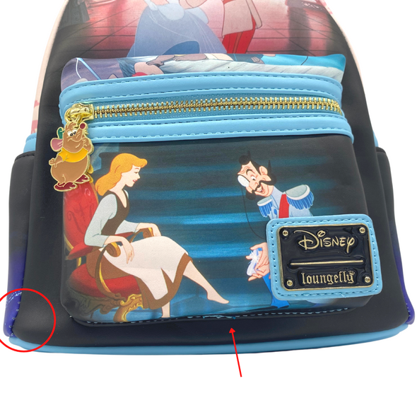 Cinderella Scenes Mini Backpack DEFECTIVES