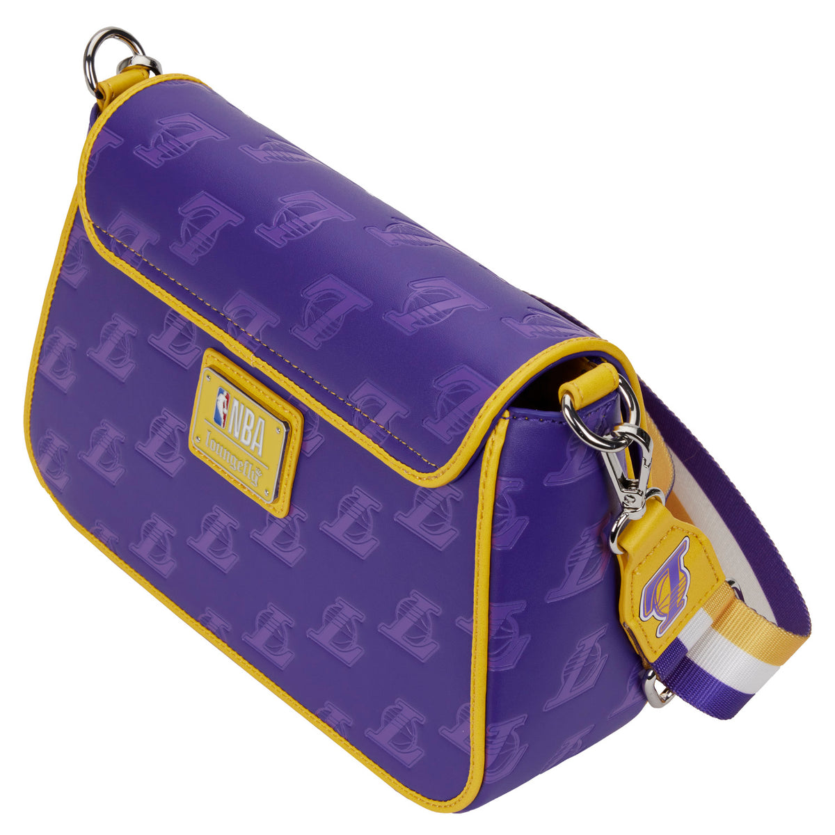 Loungefly NBA LA Lakers Debossed Logo Crossbody Bag – Modern Pinup