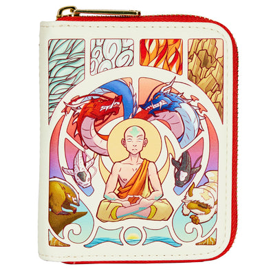 Loungefly Avatar Aang Meditation Zip Around Wallet