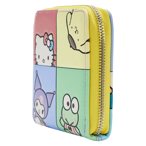 Loungefly Sanrio Hello Kitty & Friends Color Block Zip Around Wallet
