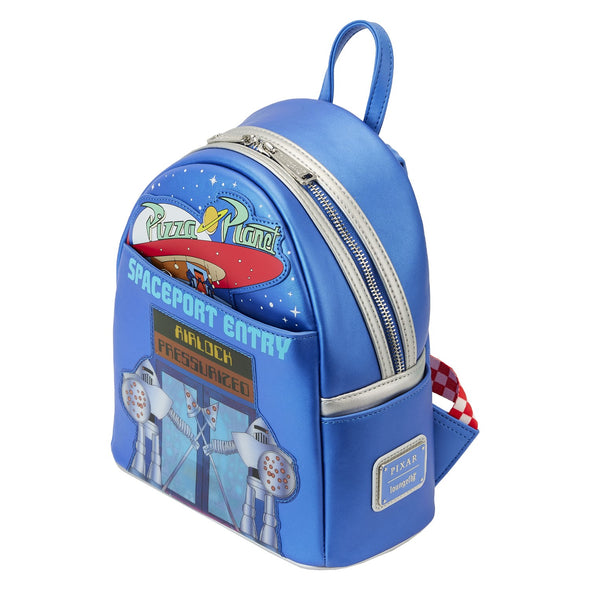 Loungefly Pixar Toy Story Pizza Planet Space Entry Lenticular Mini Backpack