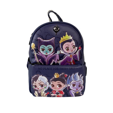 Modern Pinup Exclusive Loungefly Disney Villains Chibi Mini Backpack