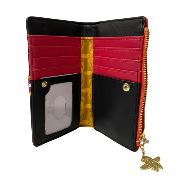 Loungefly Disney Aladdin Jafar Cosplay Flap Wallet DEFECTIVE #53