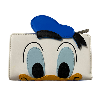 Loungefly Disney Donald Duck Cosplay Flap Wallet DEFECTIVE #48