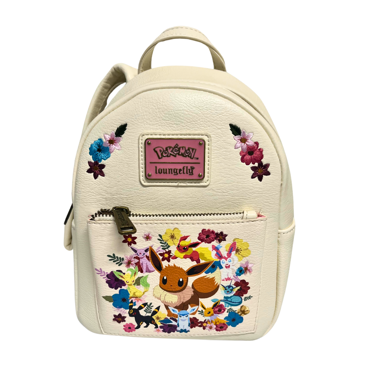 Loungefly Pokemon Eevee Floral Small Mini Backpack DEFECTIVES Modern Pinup