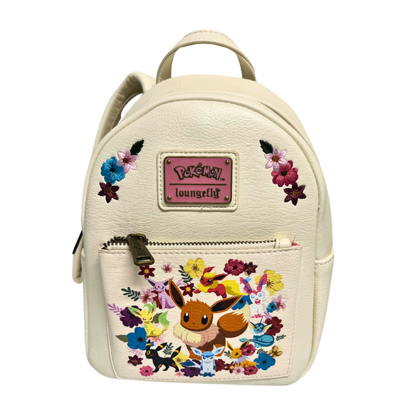 Loungefly Pokemon Eevee Floral Small Mini Backpack DEFECTIVES