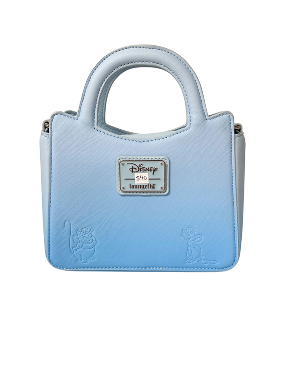 Loungefly Disney Cinderella Blue Anniversary Crossbody DEFECTIVE #540
