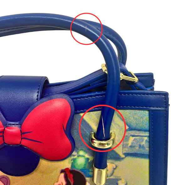 Loungefly Disney Snow White Princess Scenes Crossbody DEFECTIVE #180