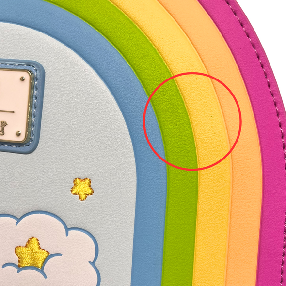 Loungefly Care Bears Rainbow Swing Crossbody DEFECTIVE #305