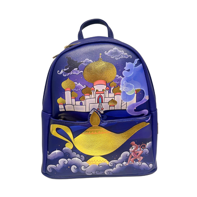 Loungefly Disney Aladdin Jasmine Princess Castle Mini Backpack DEFECTIVE #463