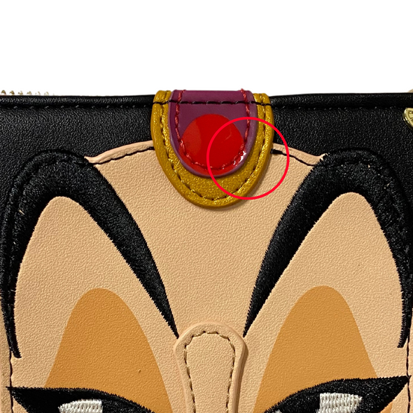 Loungefly Disney Aladdin Jafar Cosplay Flap Wallet DEFECTIVE #53