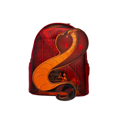 Modern Pinup Exclusive Loungefly Disney Aladdin Jasmine Jafar Mini Backpack DEFECTIVE #599