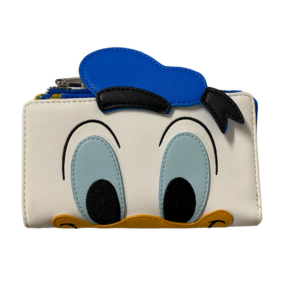 Loungefly Donald Duck Cosplay Flap Wallet DEFECTIVE #9