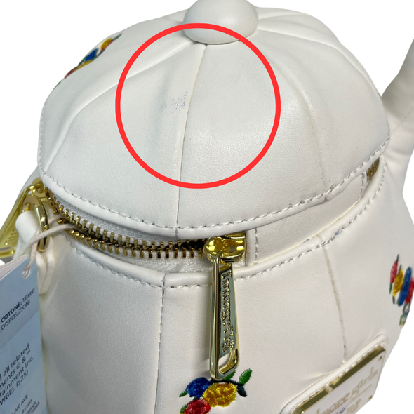 Loungefly Gilmore Girls Dragonfly Inn Teapot Crossbody DEFECTIVE #646