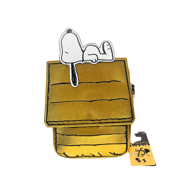 Loungefly Peanuts Anniversary Golden Doghouse Crossbody DEFECTIVE #427