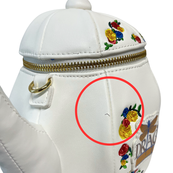 Loungefly Gilmore Girls Dragonfly Inn Teapot Crossbody DEFECTIVE #646