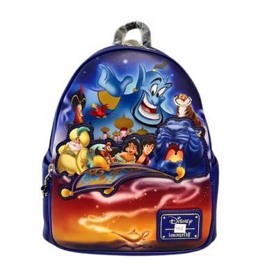Loungefly Disney Aladdin 30th Anniversary Mini Backpack DEFECTIVE #412