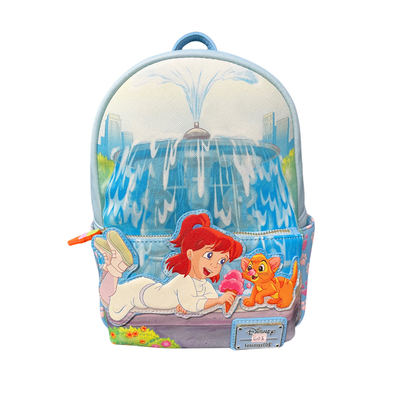 Loungefly Modern Pinup Exclusive Disney Oliver and Company Jenny and Oliver Mini Backpack DEFECTIVE #603
