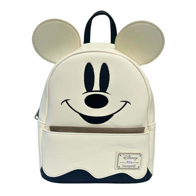 Loungefly Disney Mickey Glow Ghost Mini Backpack DEFECTIVE #524