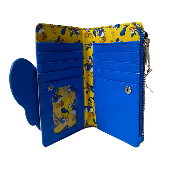 Loungefly Donald Duck Cosplay Flap Wallet DEFECTIVE #9