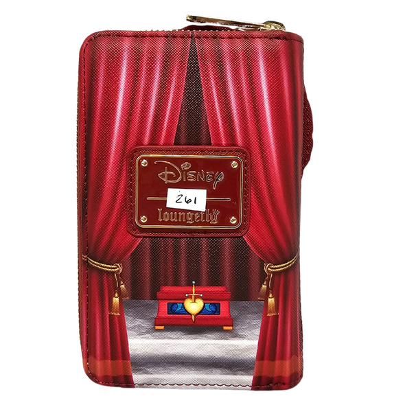 Loungefly Disney Snow White Evil Queen Throne Zip Around Wallet DEFECTIVE #261