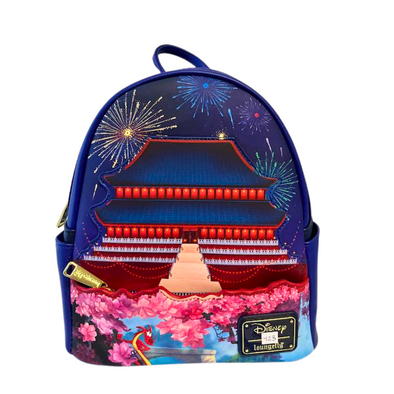 Loungefly Disney Mulan Castle Mini Backpack DEFECTIVE #423
