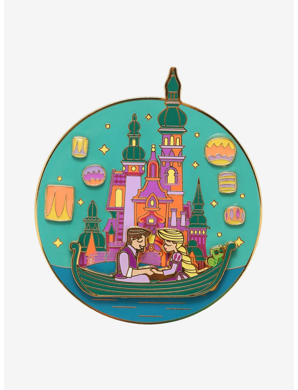 Loungefly Disney Tangled Sliding Enamel Pin