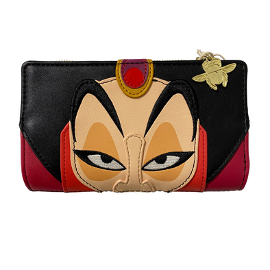 Loungefly Disney Aladdin Jafar Cosplay Flap Wallet DEFECTIVE #60