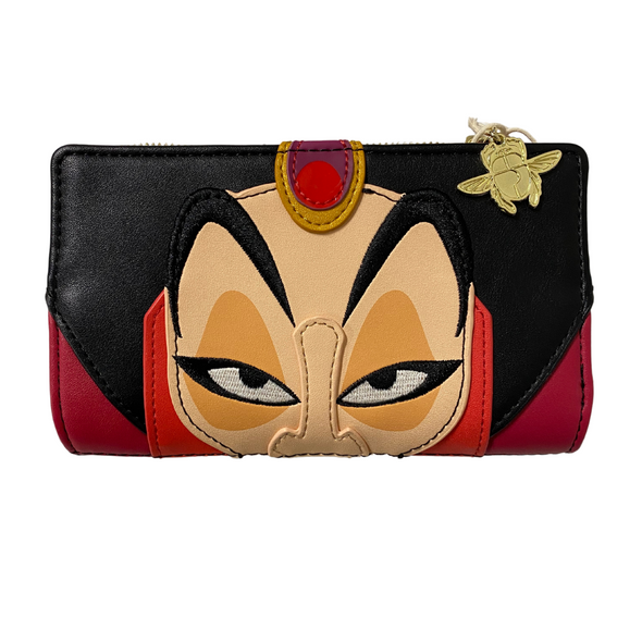 Loungefly Disney Aladdin Jafar Cosplay Flap Wallet DEFECTIVE #60